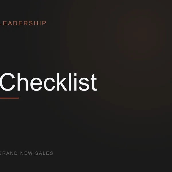 Image related to 100-dagen checklist voor een commercieel directeur
