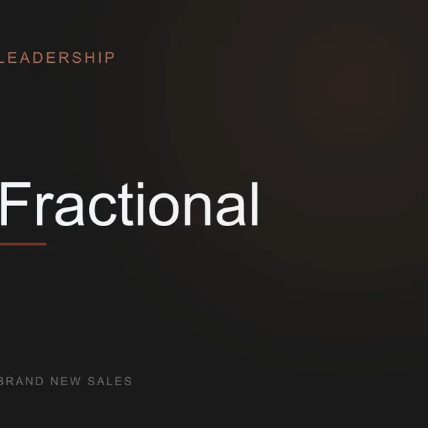 Image related to fractional sales leadership: de directeur die je deelt